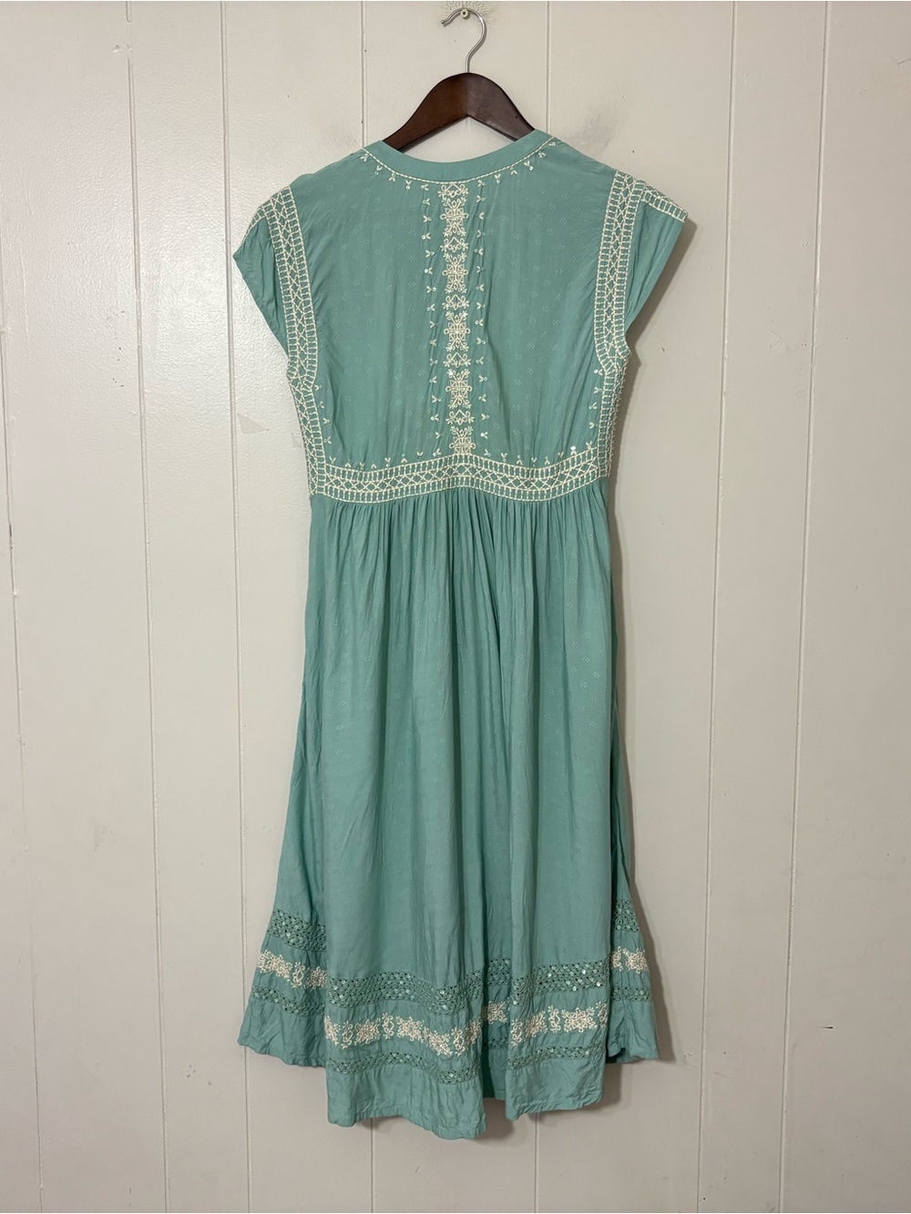 Sundance Aura  Embroidered Dress Size 2 Cottagecore Festival - Picture 7 of 8